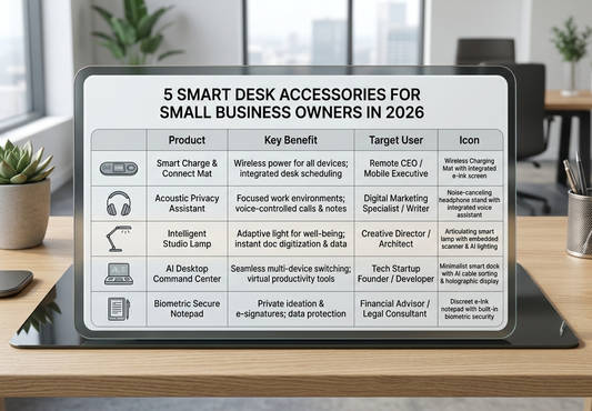 Smart Desk Accessories Every Small Business Owner Needs in 2026