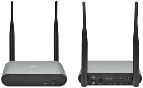 Monoprice One-Click USB-C Wireless Presenter 4K Conference Presentation System - Screen Mirroring, Instant Meeting Launch, Includes 2 Transmitters, Works with Windows, Mac, iOS, Android, and Miracast - Image 2