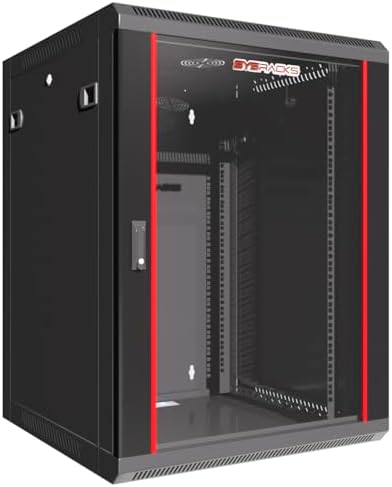 Sysracks Wall Mount Server Rack Cabinet 24"-Deep, 12U by SYSRACKS