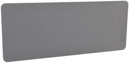 Office Acoustic Desk Panel Soundproof PET Under Desk Divider (Dark Gray 39.37" x 15.75") Ideal for s Cubicles Recept Areas & Privacy Soluts. by Unknown