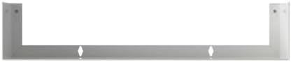 Wallniture Bali White U Shape Floating Shelves for Wall, CD DVD Storage Shelves and Metal Bookshelf Set of 6 - Image 5