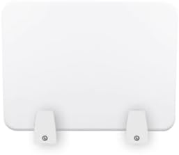 Acrylic Free Standing Privacy Screen Desk Divider Home Office Partitions Portable Frosted Panels Tabletop Partition Boards,Portable Desk Divider for Students Re by Unknown