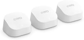 Amazon eero 6+ mesh wifi system - Supports internet plans up to a Gigabit, Coverage up to 4,500 sq. ft., Connect 75+ devices, 3-pack - Image 2