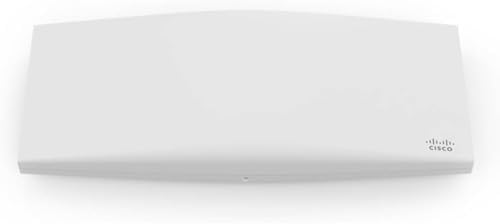 MR44-HW Wi-Fi 6 Indoor Wireless Access Point with 3 Year MERAKI SOLUTIONS Warranty | High-Density Performance, Cloud-Based Monitoring, Remote Network Management (No-License) by MERAKISOLUTIONS