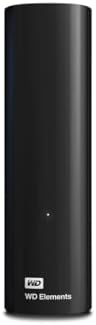 WD 26TB Elements External Desktop Hard Drive, USB 3.1 Gen 1, Fast transfer rates, Easy add on storage for all your pictures, videos, music and documents, Black by WesternDigital