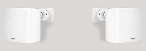 Rockville Cube 70V White 3.5" Commercial Restaurant Wall Speakers Pair - Image 4