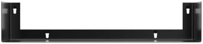 Wallniture Bali Floating Wall Mount Metal U Shape Shelf Book CD DVD Storage Display Bookcase Black Set of 2 - Image 5