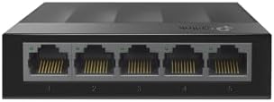 TP-Link LS1005G, Litewave 5 Port Gigabit Ethernet Unmanaged Switch by TP-Link