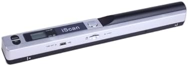 Portable Document Scanner - 900DPI Handheld Portable Scanner Image Scanner Scanning Wand A4 Colour Photo Mobile Scanner Handy Scan, JPG/PDF Format, with 16G SD Card (Silver) by ForBetterLife