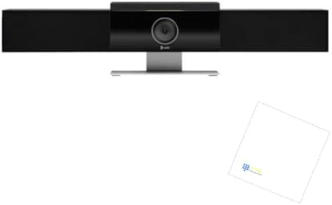 TWA Bundle of Poly Studio 4K USB Video Conference System Camera, Microphone, Speaker Bar for Small & Medium Conference Rooms, Presenter Tracking, NoiseBlock AI, Autoframing with Microfiber Cloth by TWAcomm