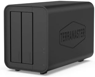 TERRAMASTER F2-212 2-Bay NAS Quad Core CPU, DDR4 RAM (Diskless) by TerraMaster