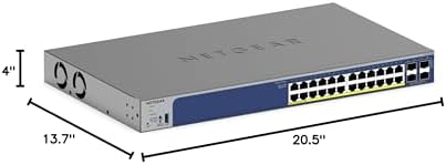 NETGEAR 28-Port PoE Gigabit Ethernet Smart Managed Switch (GS728TXP) - Image 7