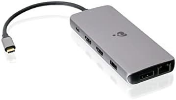 IOGEAR USB-C Triple Display Dock Station - 4K 60Hz - 2 HDMI - 1 DisplayPort - 2 USB 2-2 USB 3 - Ethernet - 3.5mm Audio - USB-C 100W PD - MacBook Pro/Air Thunderbolt 3 - Type C Laptop - GUD3C4K3P - Image 3