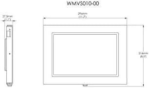 Locking Security Metal Case for iPad mini 6 7 8.3" Functions as Kiosk, POS, Store, Show Display (White, iPad mini 6/7) - Image 3