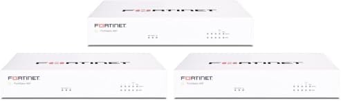 FortiGate-40F Firewall Appliance - 5 Gigabit Ethernet RJ45 Ports, Ideal for Small Businesses (Appliance Only, No Subscription) (FG-40F) (Pack of 3) by Fortinet