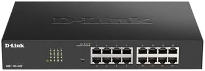 D-Link 16-Port Gigabit Smart Managed Ethernet Switch, L2, VLANs, Qos, IGMP Snooping, Sturdy Metal with Shielded Ports, Desktop/Rackmount, Fanless, NDAA/TAA, Lifetime Product Coverage (DGS-1100-16V2) - Image 7