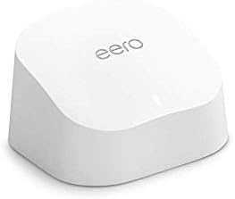 Amazon eero 6 mesh wifi router with 1-month free eero Plus (auto-renews) - Supports internet plans up to 900 Mbps, Coverage up to 1,500 sq. ft., Connect 75+ devices, 1-pack - Image 2