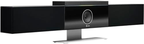 TWA Bundle of Poly Studio 4K USB Video Conference System Camera, Microphone, Speaker Bar for Small & Medium Conference Rooms, Presenter Tracking, NoiseBlock AI, Autoframing with Microfiber Cloth - Image 2
