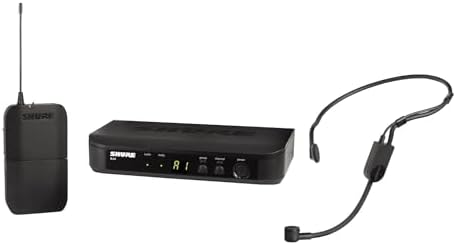 Shure BLX14/P31 Headset Audio System J11 Band (596–620 MHz) – BLX4 Receiver, BLX1 Bodypack & PGA31 Cardioid Headset Mic, Up to 14 Hr Battery, 300 ft Range by Shure