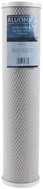 Bluonics Whole House Water Filter Dual System 4.5" x 20" Housings with Sediment & Carbon Filters Included - Image 5