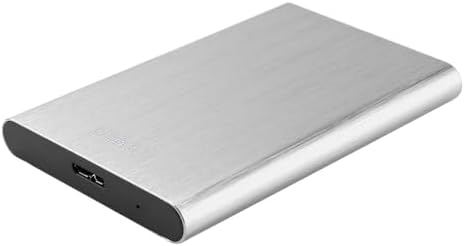 1TB Portable External Hard Drive USB 3.0 Compatible with Tablets and 2.5 Inch Devices Metal Plug and Play(Silver) by Unknown