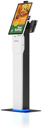 Portable Payment Terminal Self Service Kiosk, Digital Signage Display, FHD 15.6'' Touch-screen, for Fast Food Restaurant/Self-Ordering/Advertising/Beauty/Retail Store/Cafe/Bar(15.6'', Tabletop) by ACEDUROBLA