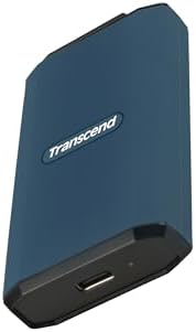 Transcend 4TB ESD410C Portable SSD Up to 2000MB/s USB3.2 Gen2x2, Waterproof by Transcend