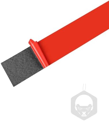 Real Soft Red Carbon Fiber Car B-Pillar Window Pillar Panel Anti-Scratch Strip Cover Trim Sticker Auto Interior Decoration Accessories Compatible with Benz Smart 2016 2017 2018 2019 2020 2021 - Image 7