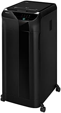Fellowes AutoMax 550C Cross Cut, Auto Feed 2-in-1 Heavy Duty Commercial Paper Shredder with SilentShred (4963001) by FellowesBrands