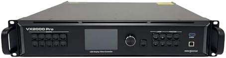 VX2000 Pro LED Video Processor – 4K HDR10 Display Controller with HDMI 2.0, 20 Ethernet Ports, Genlock, Multi-Layer Splicing & 3D LUT for Stage, Control Room & Broadcast LED Screens by AzarPixel