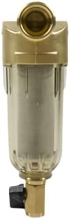 Bluonics Reusable Spin-Down Sediment Pre-Filter for Whole House City & Well Water, 40 Micron, Includes 1" and 3/4" NPT Adapters - Image 4