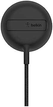 Belkin Wireless Charger for MagSafe, 15W Fast Charging Pad (PSU Not Included) w/ Kick Stand & 6.6ft Long Braided Cable, Compatible w/ iPhone 15, 15 Pro, 15 Pro Max, 14 & 13, and iPhone Mini - Black - Image 4