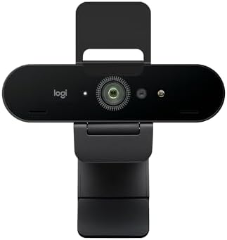 Logitech Brio 4K Webcam, Video Calling,Noise-Cancelling mic,HD Auto Light Correction,Wide Field of View,Windows Hello Works with Microsoft Teams,Google Meet, PC/Mac/Laptop/MacBook/Tablet,Pack of 4 by Unknown