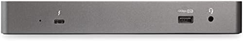 StarTech.com Thunderbolt 3 Dock w/ USB-C Compatibility - Dual Monitor 4K60Hz DisplayPort Laptop Docking Station - 60W PD, GbE, 5x USB Hub - TB3 / USB 3.1 Gen 2 10Gbps Dock - Windows & Mac (TB3CDK2DP) - Image 2