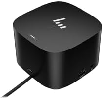 HP Thunderbolt Dock 120W G4 - for Notebook/Desktop PC - 120 W - Thunderbolt 4-4 Displays Supported - 4K - 3840 x 2160-5 x USB Ports - USB Type-C - 1 x RJ-45 Ports - Network (RJ-45) - 1 x HDMI Port by Unknown