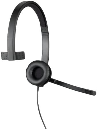 Logitech H570e Wired Headset Mono Headphones with Noise Cancelling - Black - Image 2