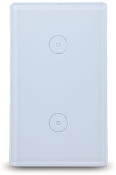 Zigbee Smart Touch Wall Light Switch, App/Voice Control, Night Vision, Tuya Gateway Required (White, 2 Gang（Neutral Wire Required）) - Image 5