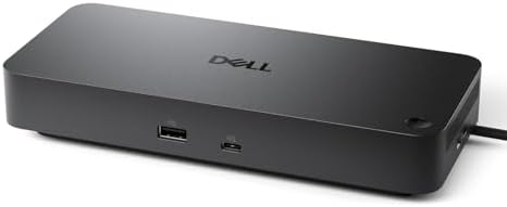 Dell Pro Dock WD25 Universal Docking Station Bundle — USB-C/USB-A Dual Display Dock with 100W Adapter + HDMI Cable + USB-C Cable + DisplayPort Cable + Cleaning Cloth - Image 4
