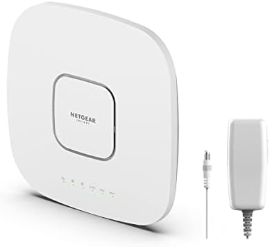 NETGEAR Cloud Managed Wireless Access Point (WAX630PA) - WiFi 6 Dual-Band AX6000 Speed | Up to 600 Client Devices | 802.11ax | Insight Remote Management | PoE++ Powered or Included AC Adapter by NETGEAR