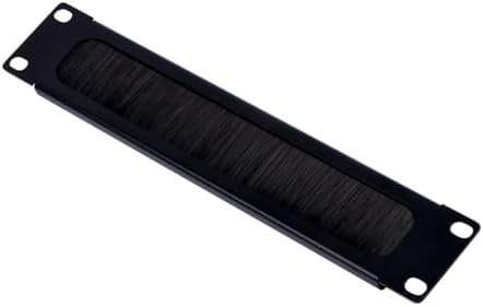 GeeekPi 1U Brush Cable Manager Rack Mount for 10 inch Server Rack, Cable Management Panel with Brush Strip for Cable Entry for DeskPi RackMate T1/T0/T2/T1 Plus/T0 Plus/TL1/T1/2 Plus Network Rack (2) by GeeekPi