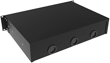 2U Server Cabinet Case 19 Inch Rack Mount Lockable Drawer - Image 7