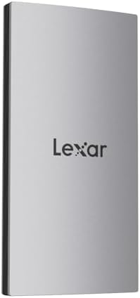 Lexar ES3 1TB Portable SSD Silver, USB 3.2 Gen 2 up to 1050MB/s by Lexar