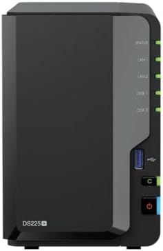 Synology DS225+ 2-Bay Diskstation NAS (Intel Celeron J4125 Quad-Core, 2 GB Non-ECC DDR4 SODIMM 1 x 2,5 GbE und 1 x 1 GbE RJ-45 LAN-Port) 24TB Bundle with 2X 12TB Seagate Ironwolf - Image 6