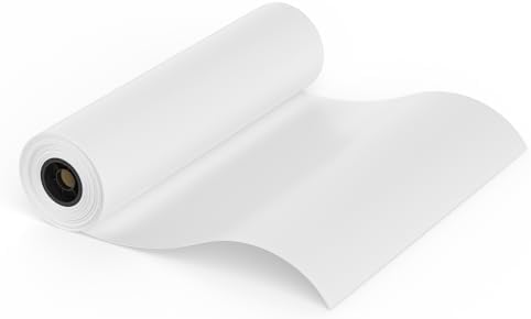RBHK Wide Format Paper 36" x 150' CAD Bond Rolls, 2" Core, 1 Roll 20 lb Wide Format Plotter Paper for CAD Drawings, Engineering Plans, Blueprints & Architectural Designs by RBHK