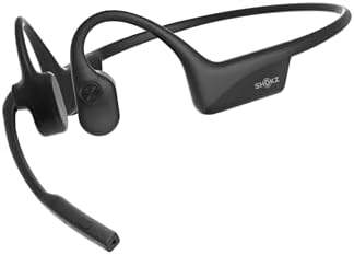 SHOKZ OpenComm2 Open-Ear Bluetooth Headset, Noise-Canceling Mic by SHOKZ