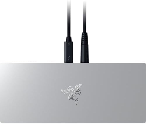 Razer Thunderbolt 5 Dock Chroma, 11 Ports + M.2 SSD Slot, White by Unknown