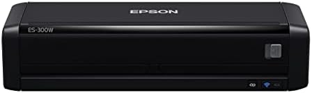 Epson Workforce ES-300W Wireless Color Portable Document Scanner with ADF for PC and Mac Sheet-fed, Duplex Scanning by Unknown