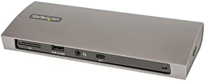 StarTech Thunderbolt 4 Dock, MacBook Pro/Air M1-M5, Dual 4K 60Hz, 8K, 96W, Black & Gray by Unknown