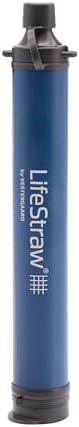 LifeStraw Personal Water Filter for Hiking, Travel and Emergency, Navy, 1PK by Unknown