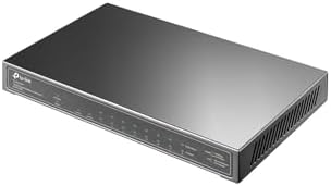 TP-Link 8 Port Gigabit PoE Switch | 8 PoE+ Ports @63W, w/ 1 Uplink Gigabit Port + 1 SFP Slot | Desktop/Wall-Mount | Plug & Play | Limited Lifetime Protection | Traffic Optimization (TL-SG1210P) - Image 2